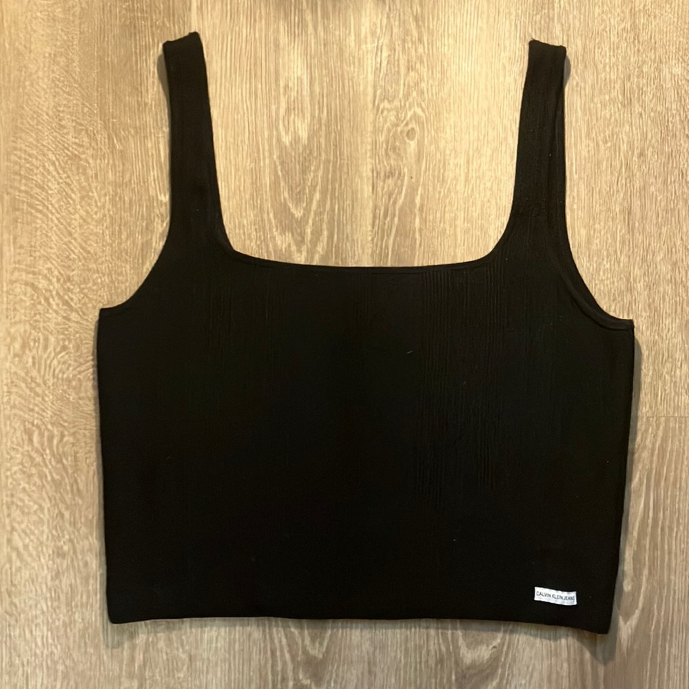 CALVIN KLEIN Thick Black Tank Top